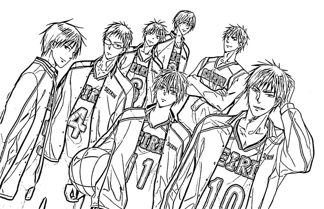 Boys from Kuroko no Basket