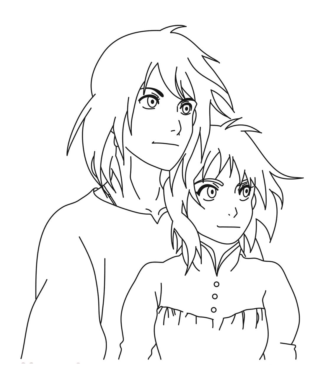 Howl and Sophie from Howl's Moving Castle