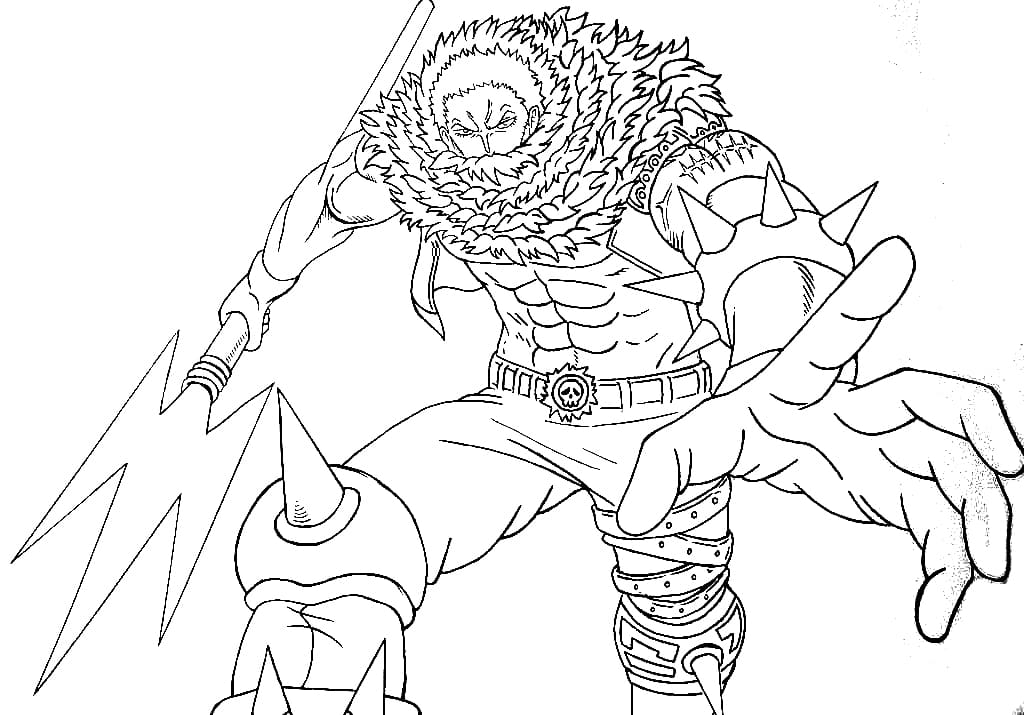 Printable Charlotte Katakuri Coloring Pages - Anime Coloring Pages