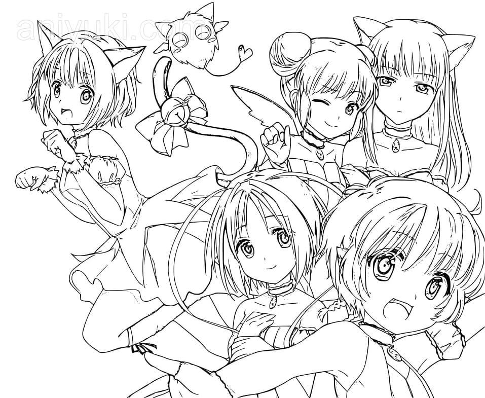 Girls from Tokyo Mew Mew