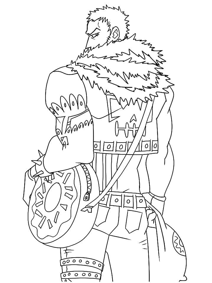 Katakuri One Piece Coloring Page - Anime Coloring Pages