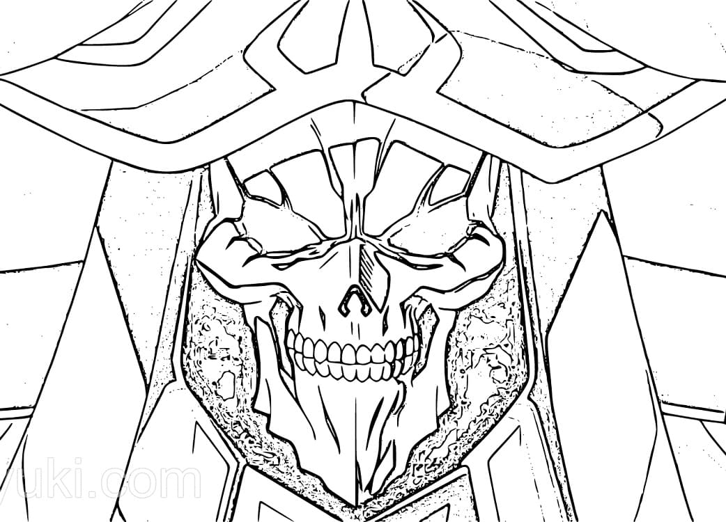 Ainz Ooal Gown's Face