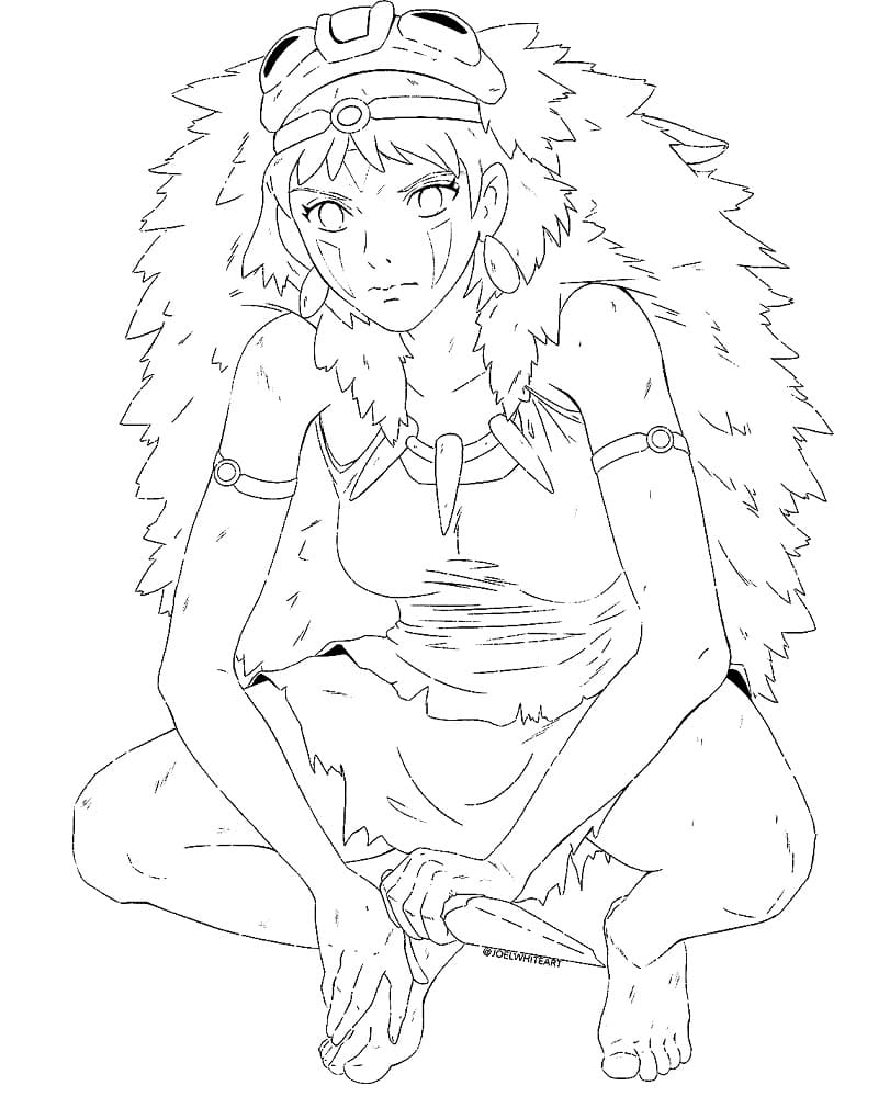 Anime Princess Mononoke