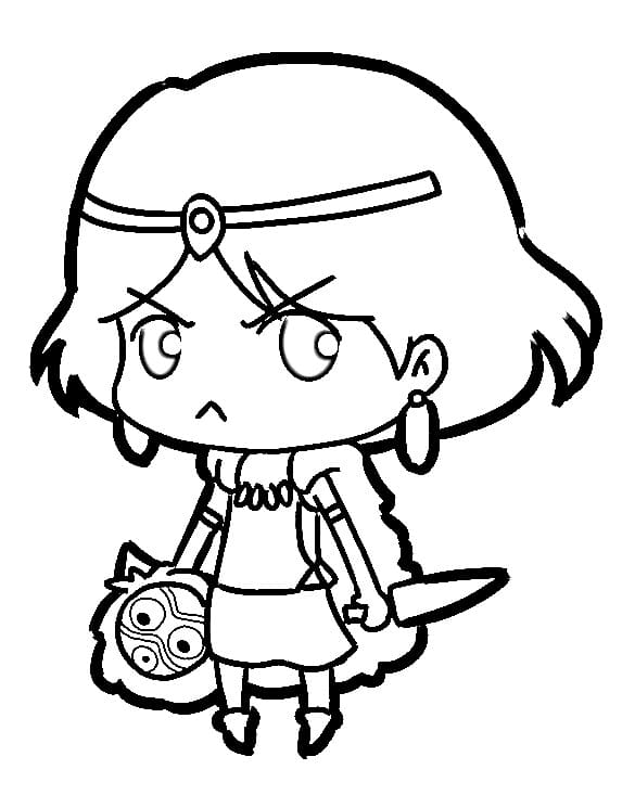 Chibi Princess Mononoke
