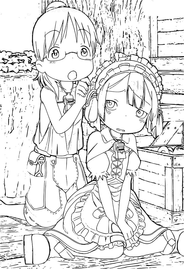 Riko and Marulk from Made in Abyss