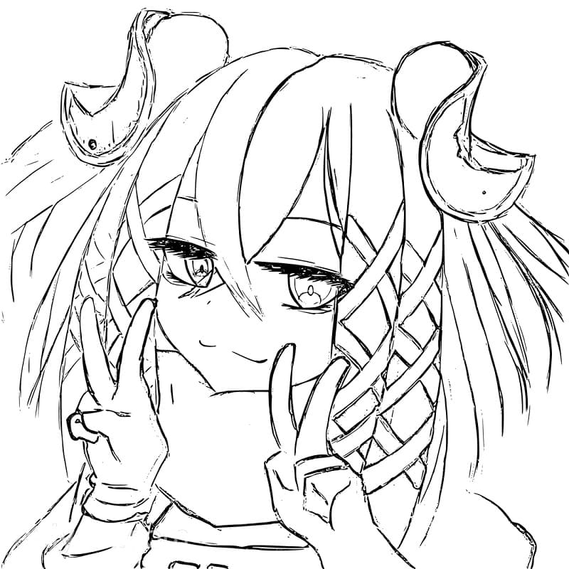 Printable Overlord Coloring Pages Anime Coloring Pages
