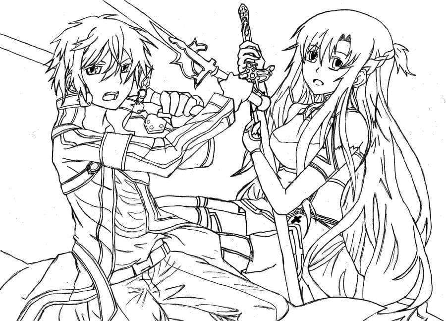Asuna and Kirito