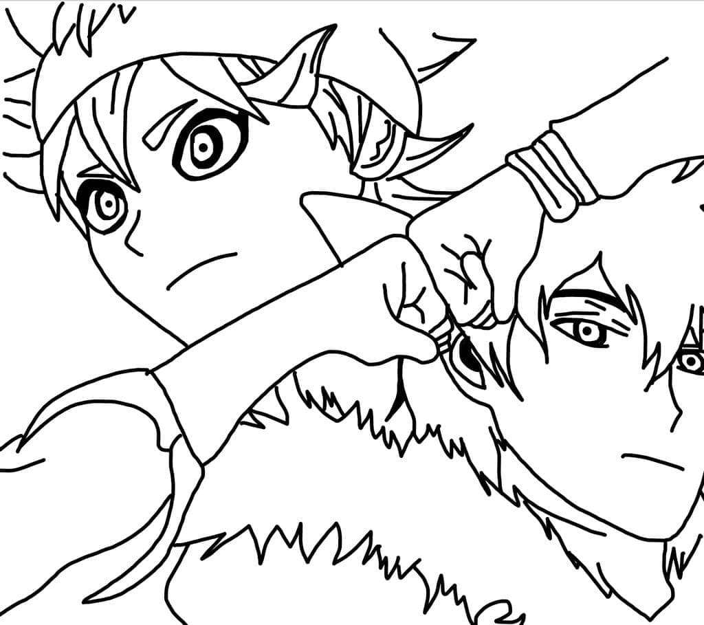 Cool Asta and Yuno
