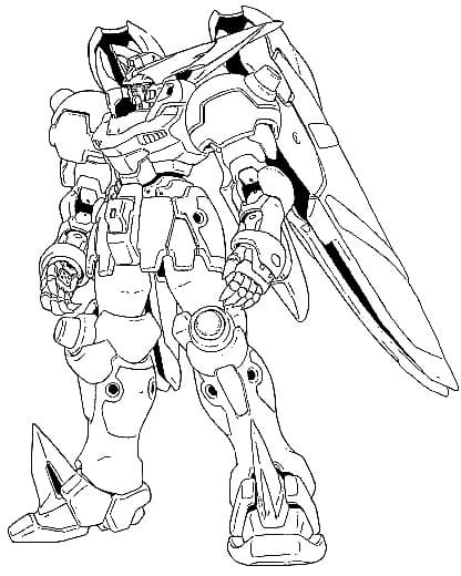 Printable Gundam Coloring Pages
