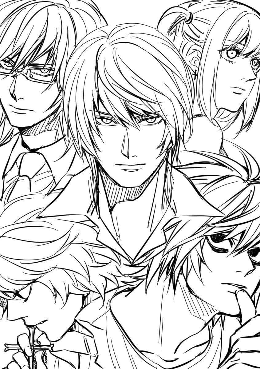 Characters from Death Note