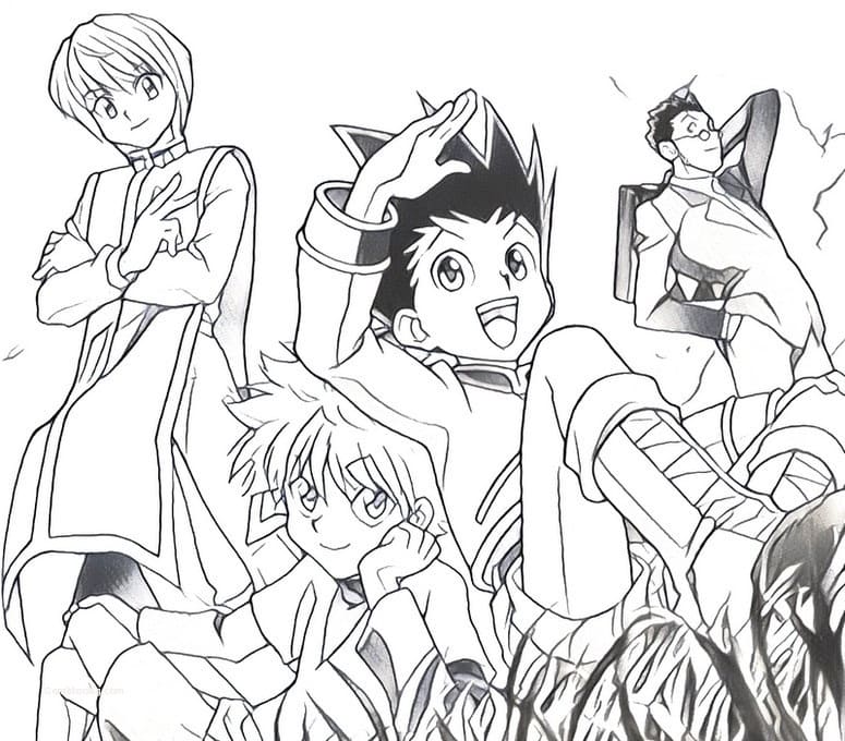 Characters from Hunter x Hunter