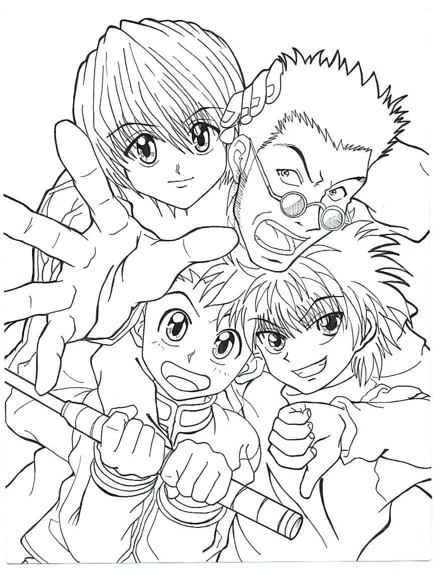 Printable Hunter x Hunter Coloring Pages