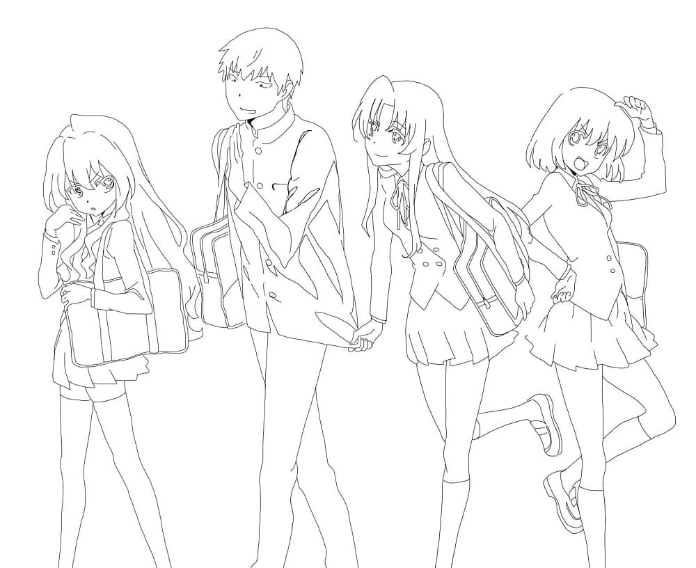 Characters from Toradora