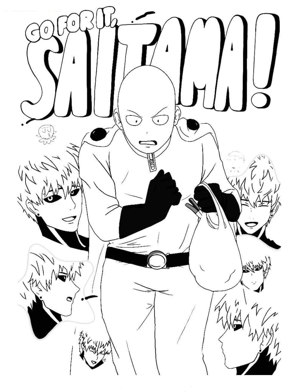 Saitama from Anime One Punch Man