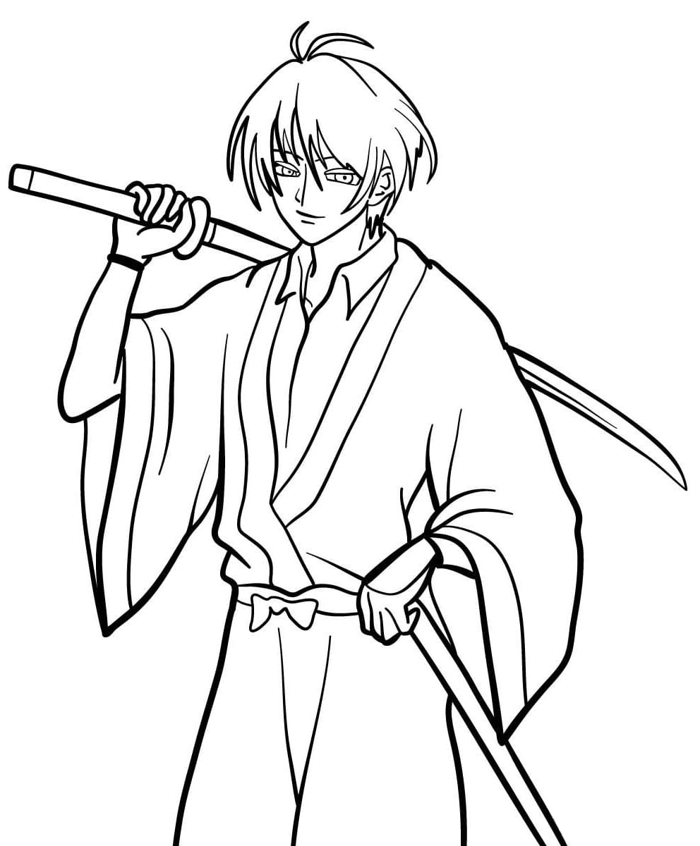 Seta Sojiro from Rurouni Kenshin