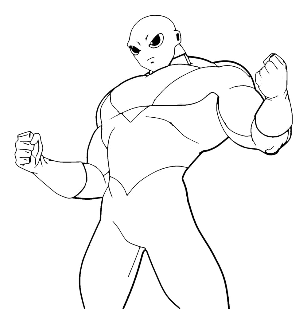 Printable Jiren Coloring Pages