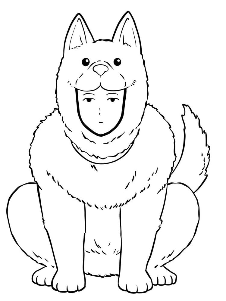 Printable Watchdog Man Coloring Pages