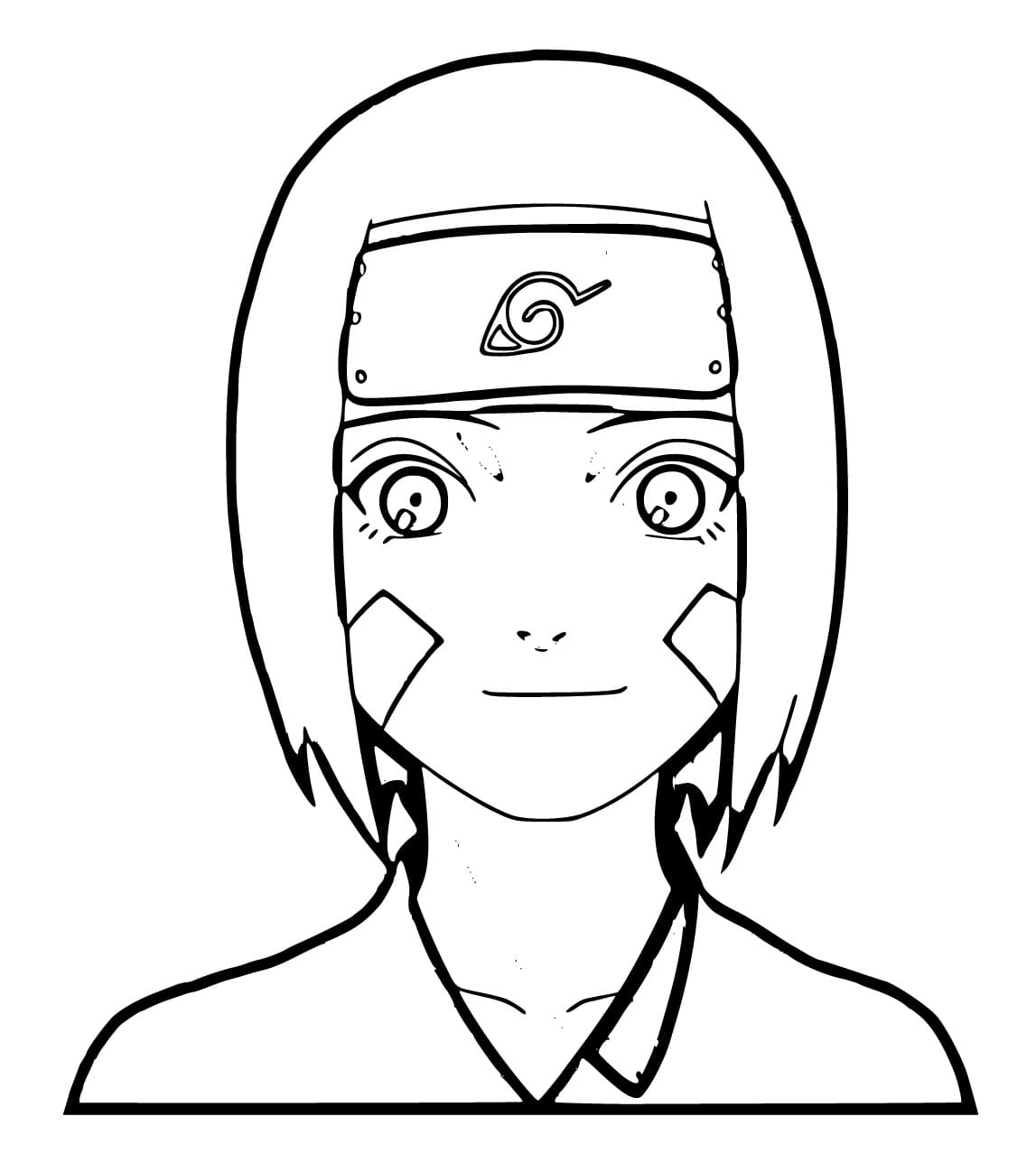Printable Rin Nohara Coloring Pages