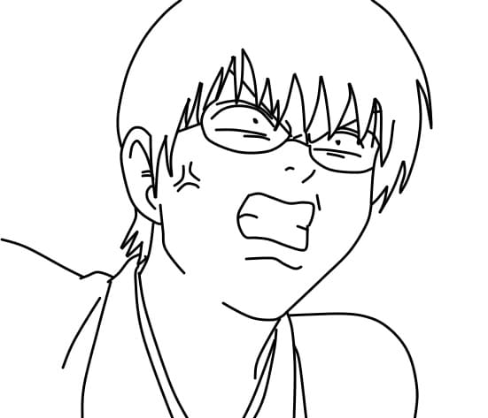 Angry Shimura Shinpachi