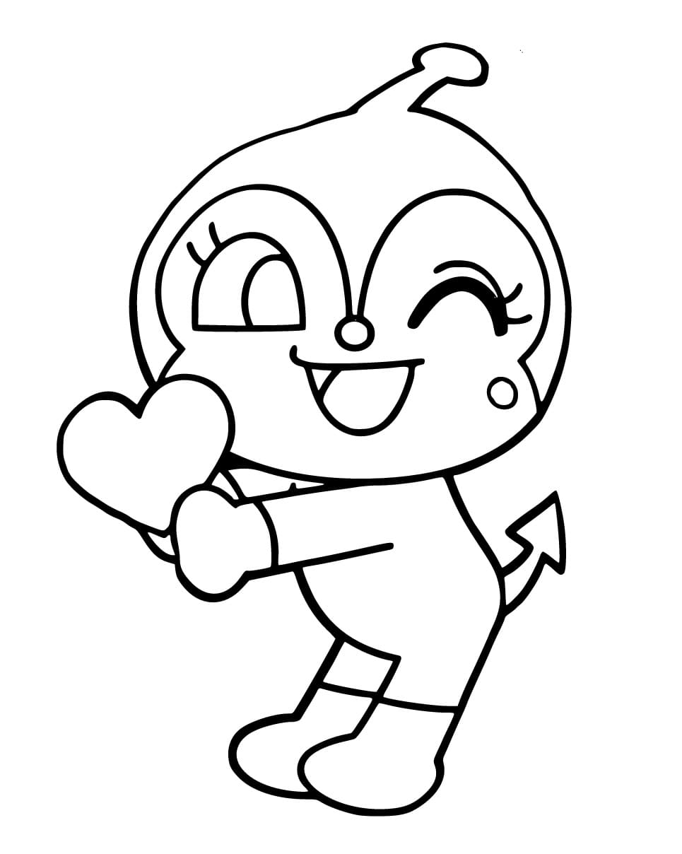 Printable Dokin-chan Coloring Pages
