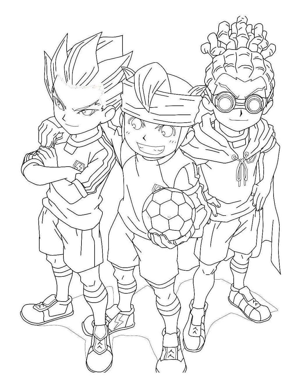 Printable Inazuma Eleven Coloring Pages