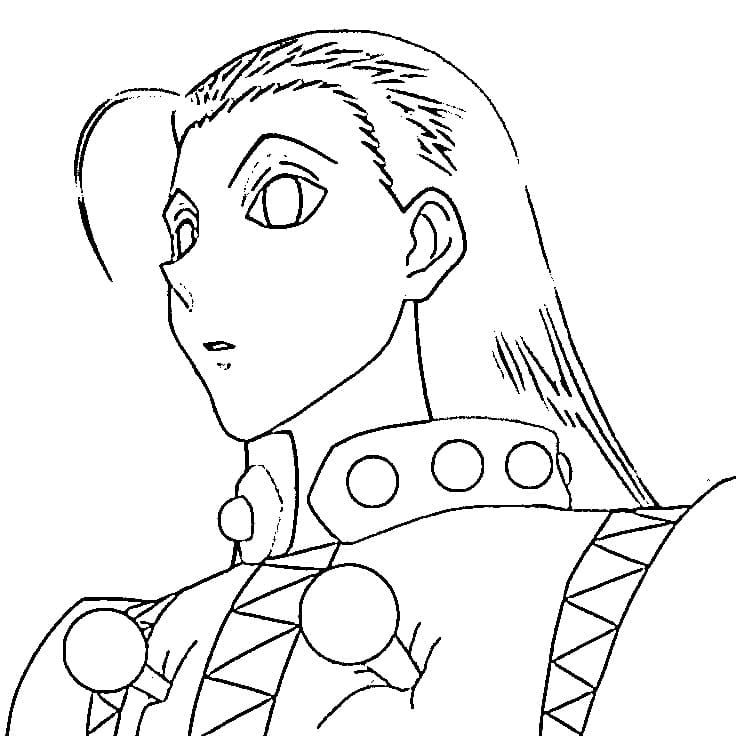 Printable Illumi Zoldyck Coloring Pages