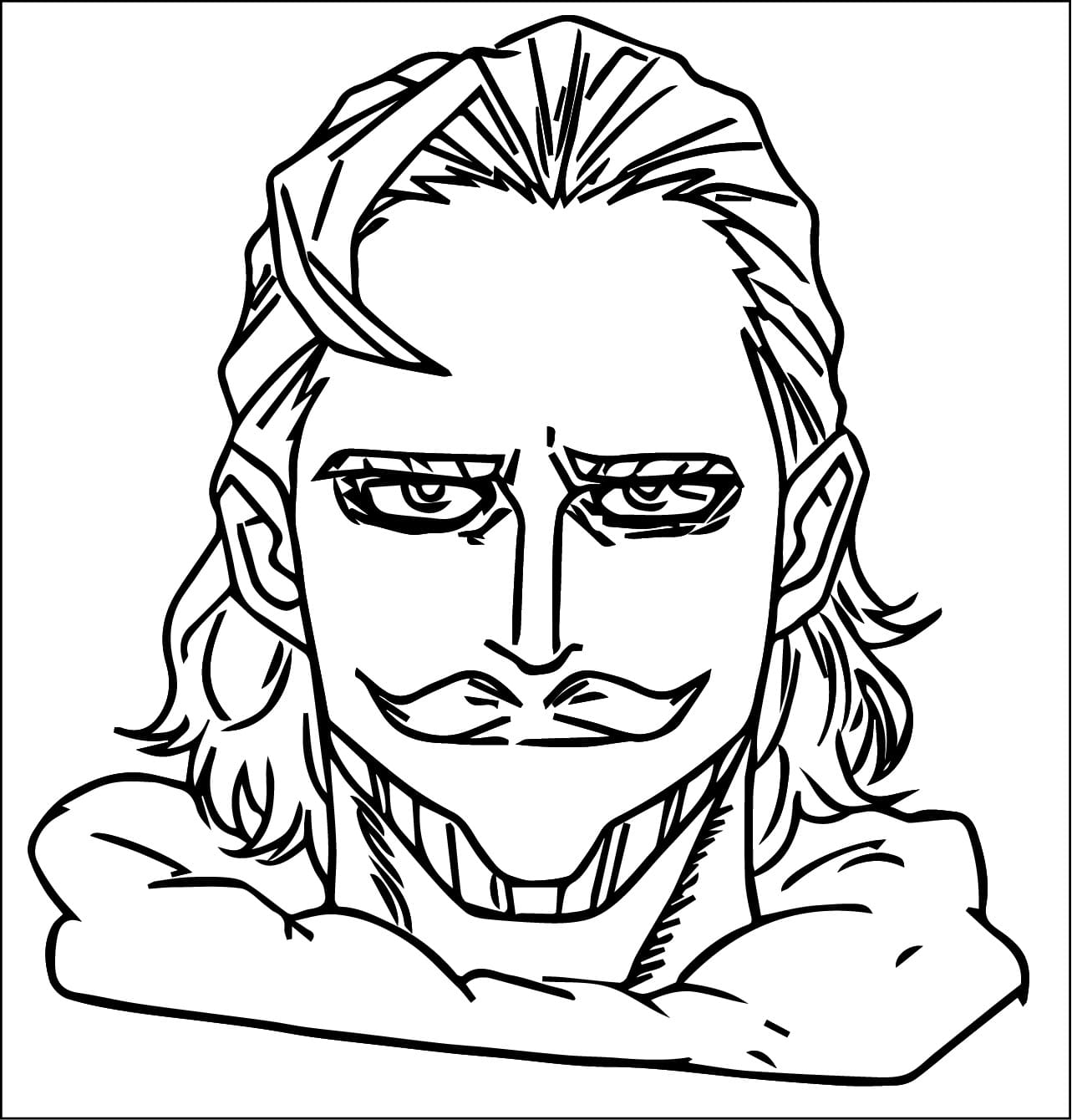 Printable Danjuro Tobita Coloring Pages