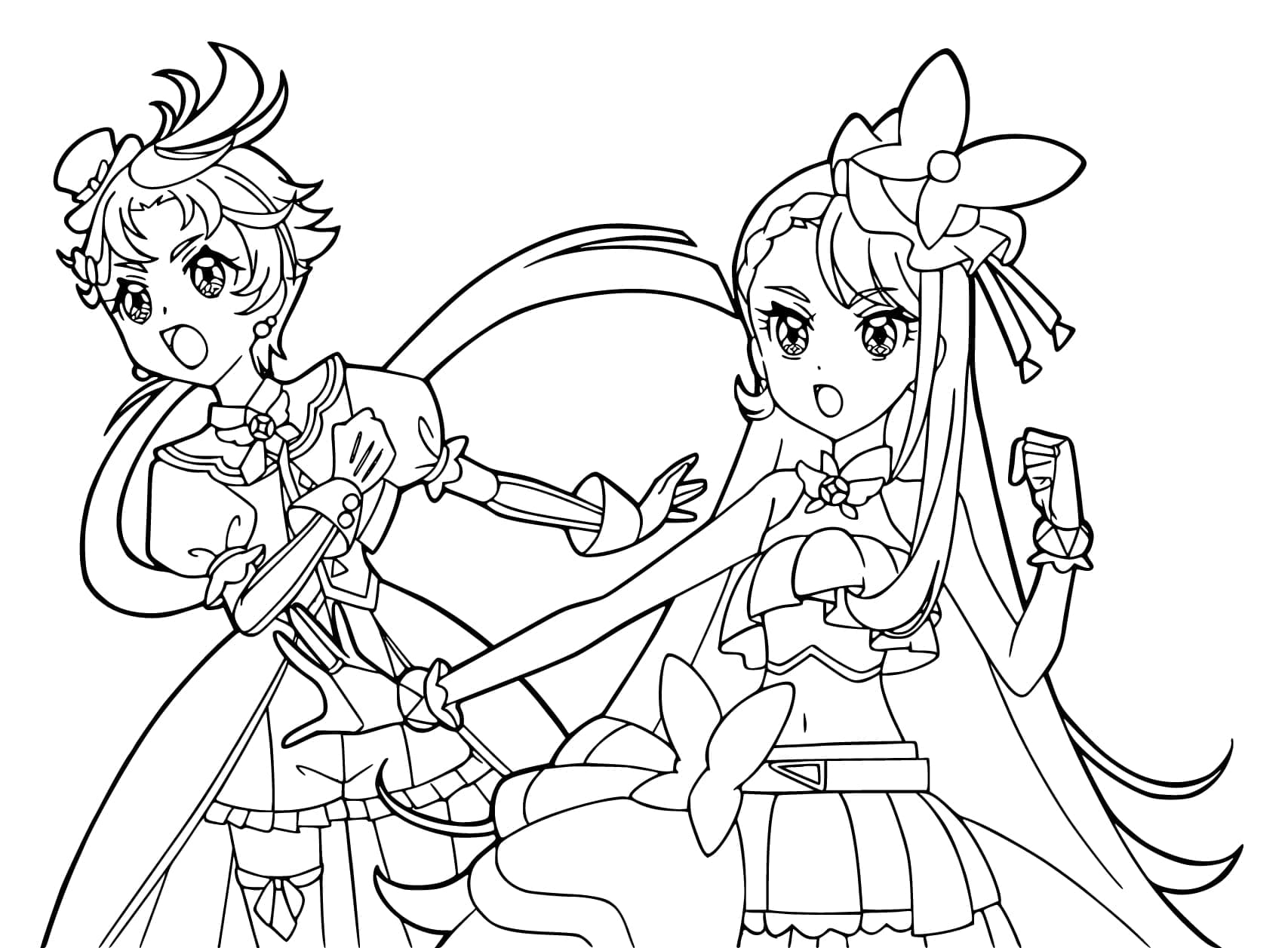 Printable Soaring Sky Pretty Cure