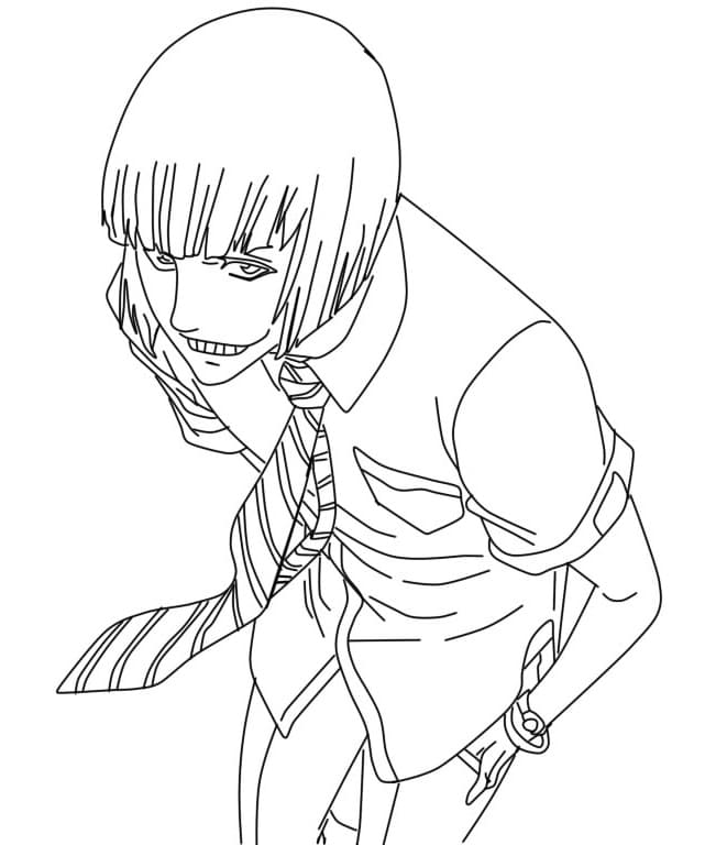 Printable Shinji Hirako Coloring Pages