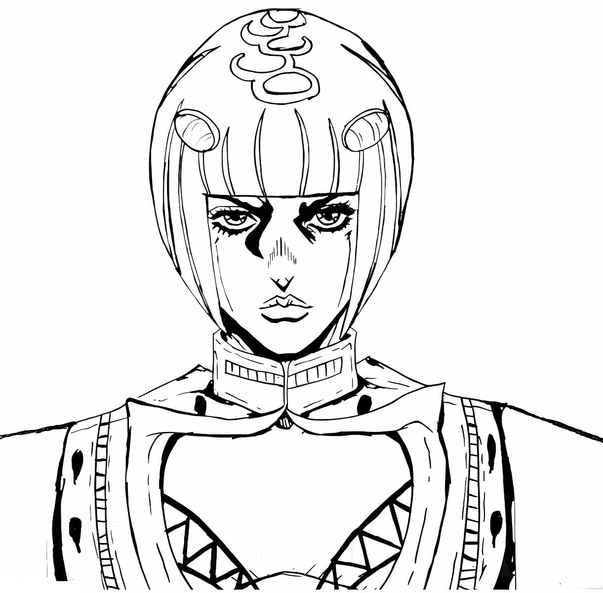 Printable Bruno Bucciarati Coloring Pages