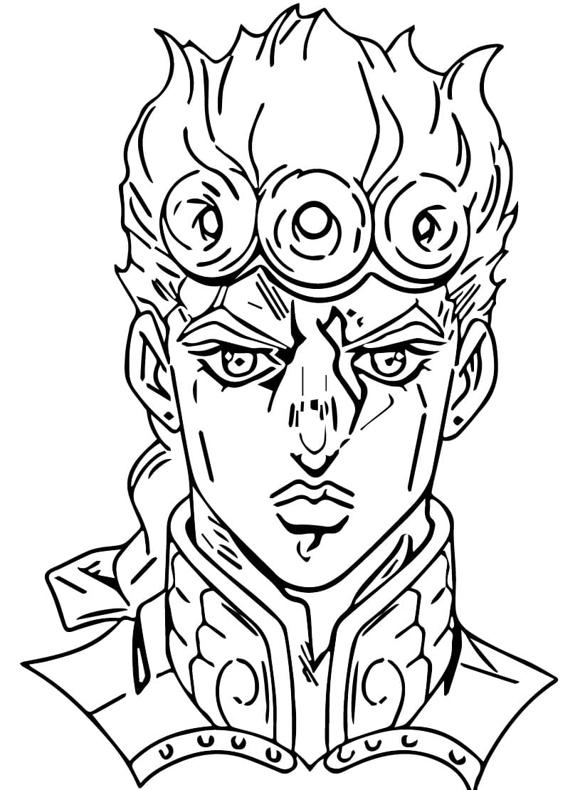 Face of Giorno Giovanna