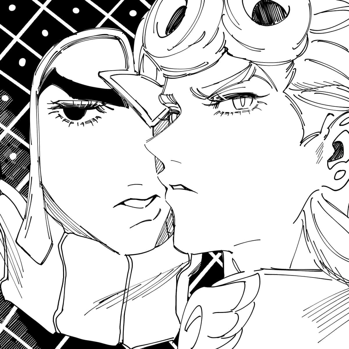 Guido Mista and Giorno Giovanna