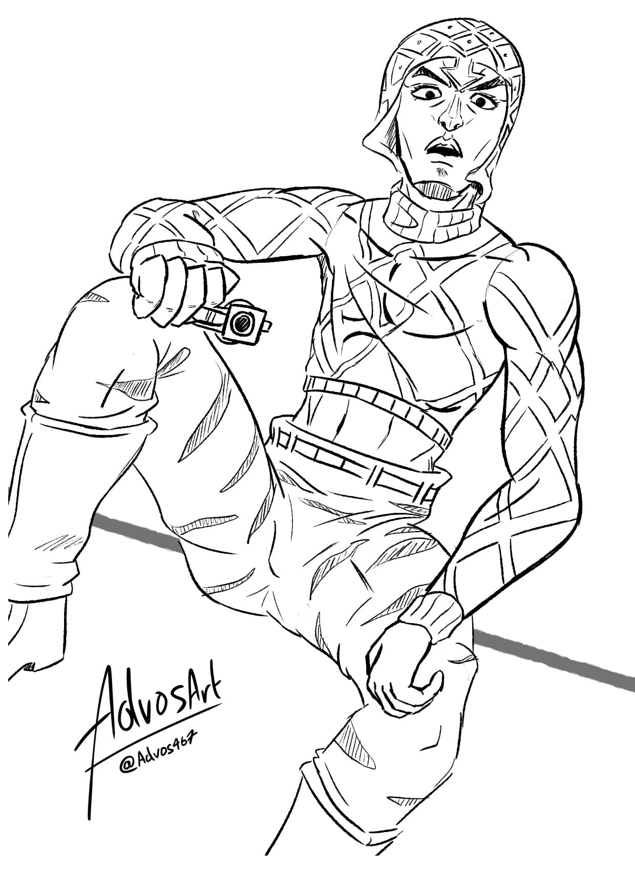 Guido Mista from Anime JoJo's Bizarre Adventure