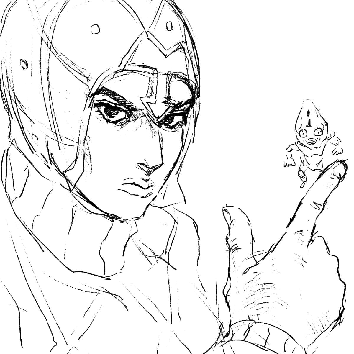 Guido Mista from JoJo's Bizarre Adventure