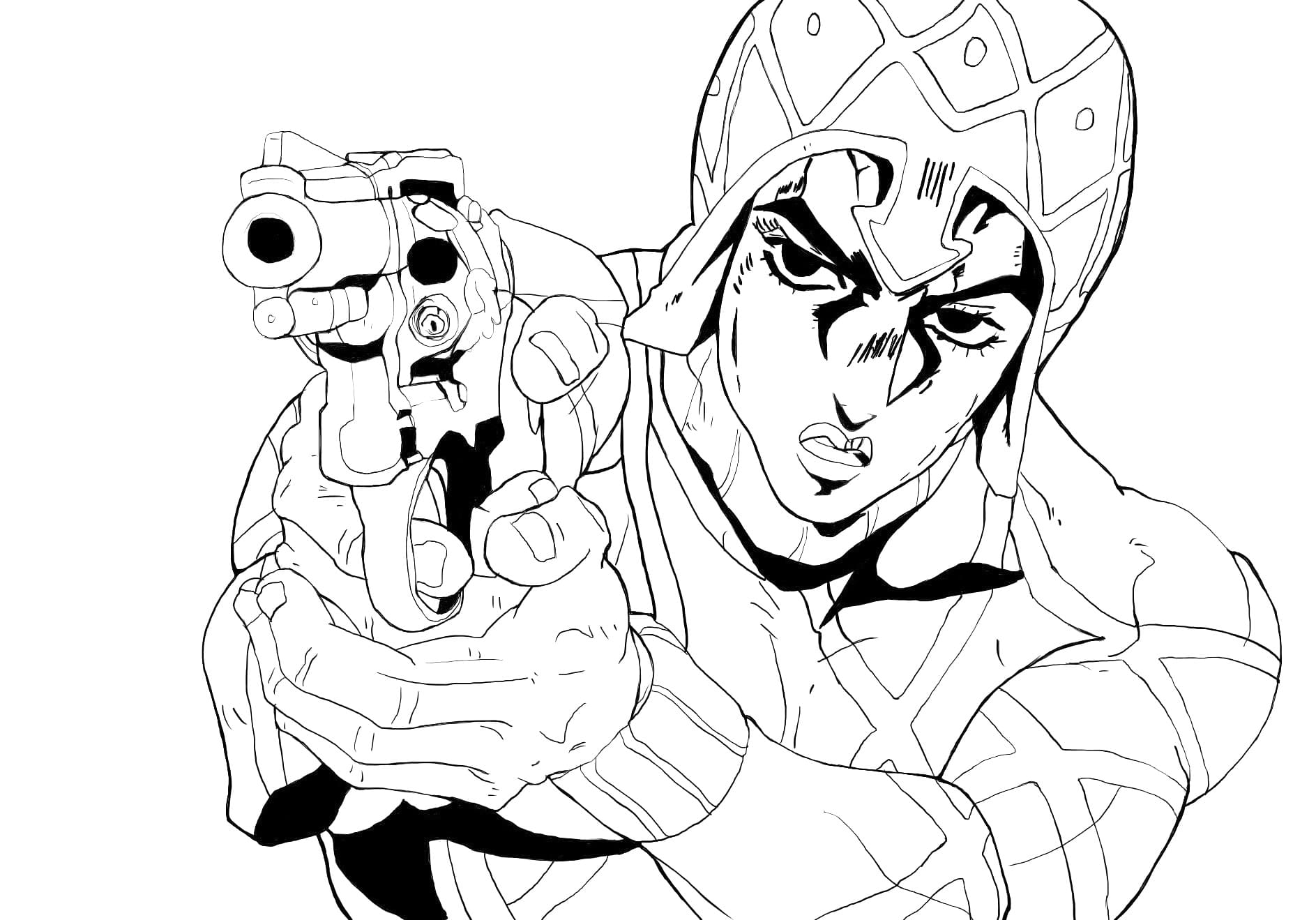 Guido Mista with Gun