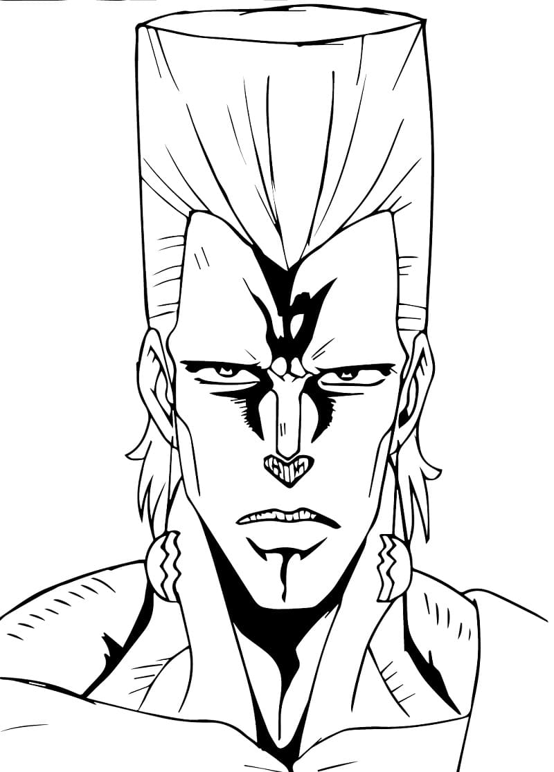 Printable Jean Pierre Polnareff Coloring Pages