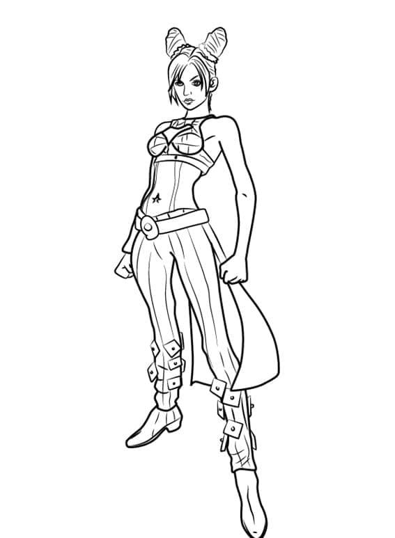 Jolyne Cujoh from Anime JoJo’s Bizarre Adventure