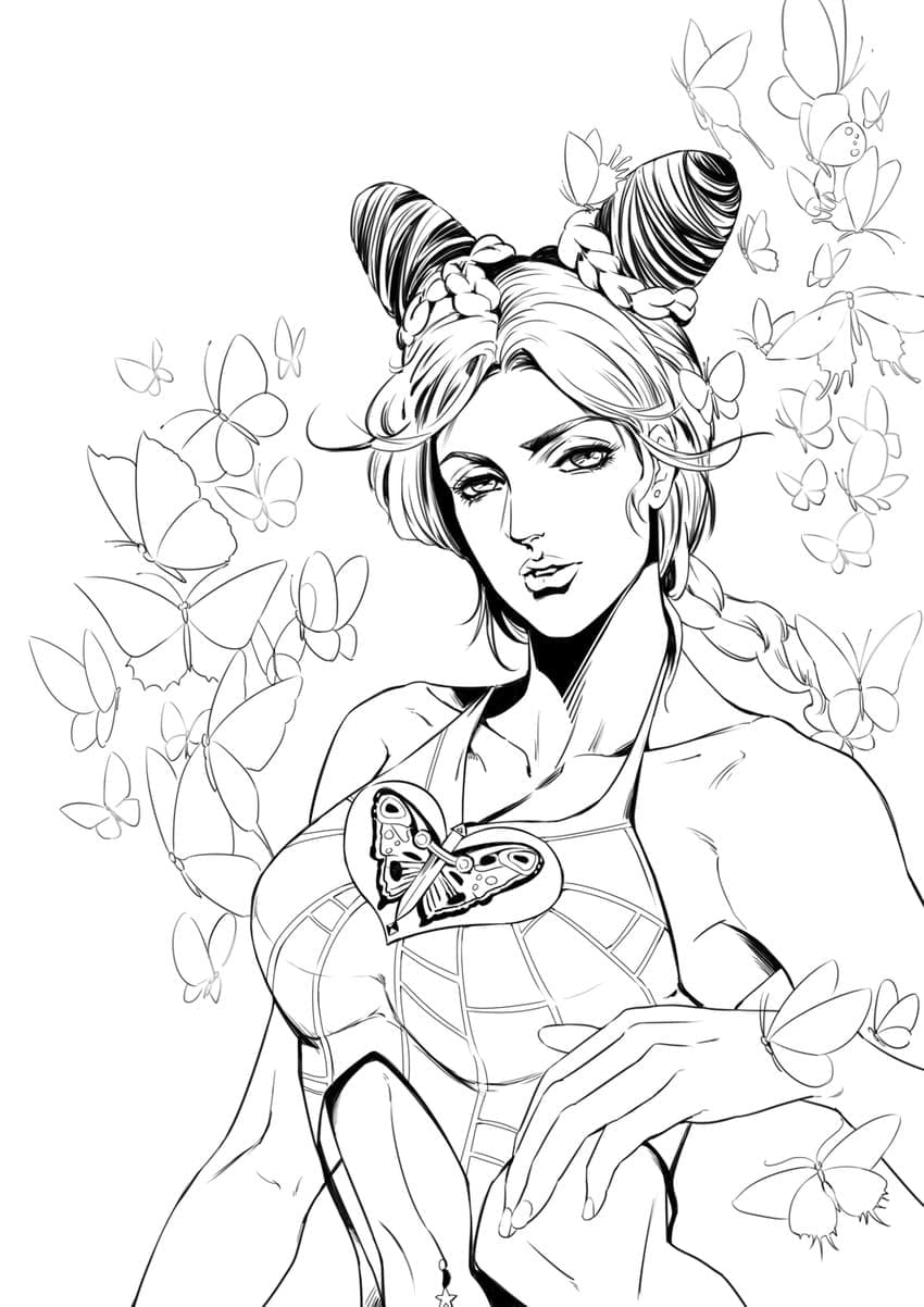 Jolyne Cujoh in JoJo’s Bizarre Adventure