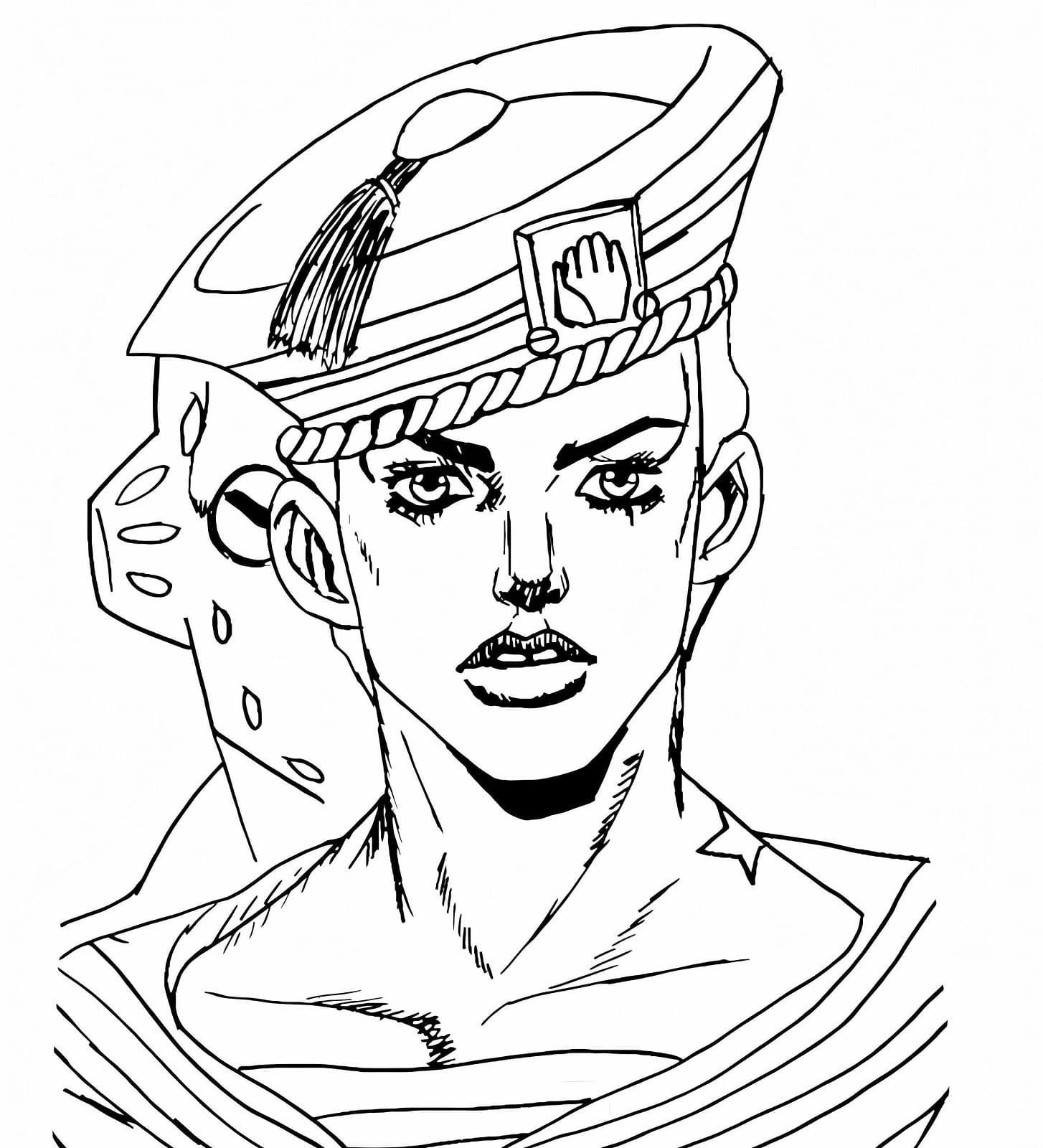 Josuke Higashikata from JoJo's Bizarre Adventure