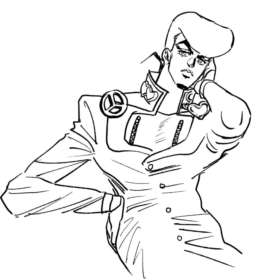 Josuke from JoJo's Bizarre Adventure