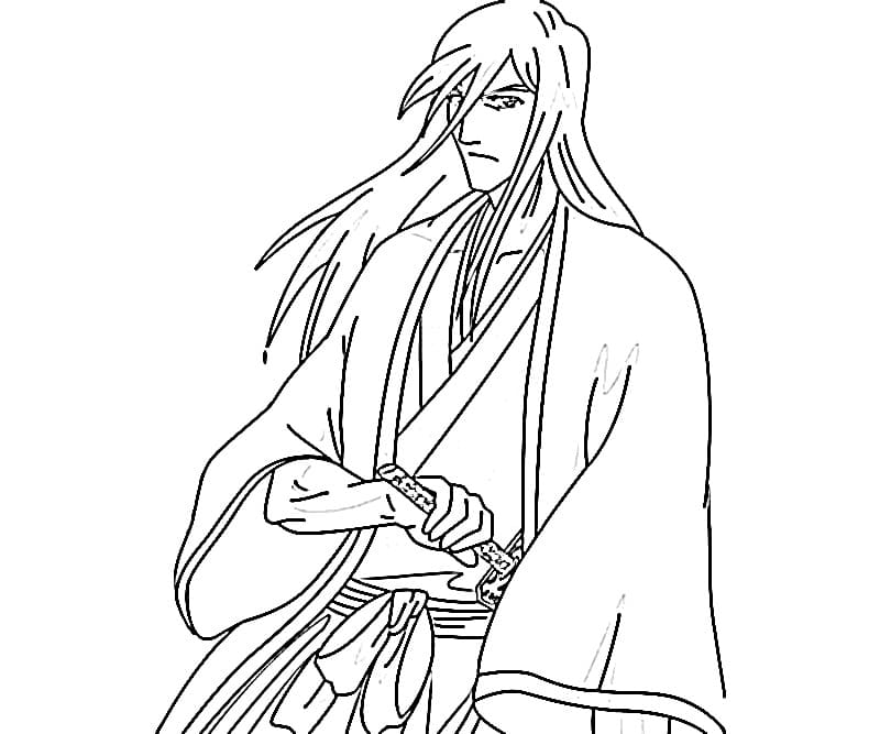 Jushiro Ukitake in Anime Bleach