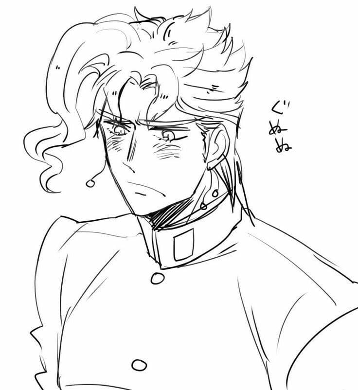 Noriaki Kakyoin from Anime JoJo's Bizarre Adventure