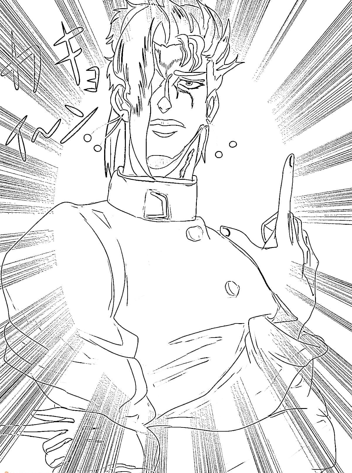 Noriaki Kakyoin from JoJo’s Bizarre Adventure