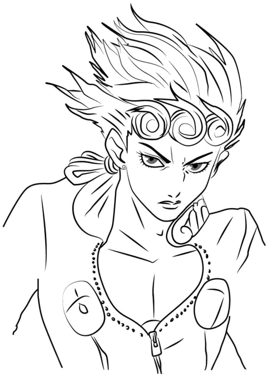 Serious Giorno Giovanna