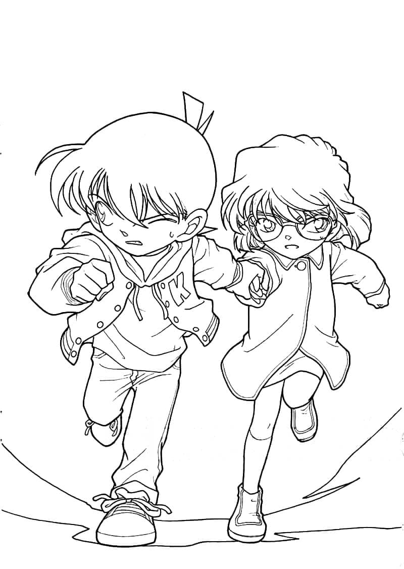 Ai Haibara and Conan