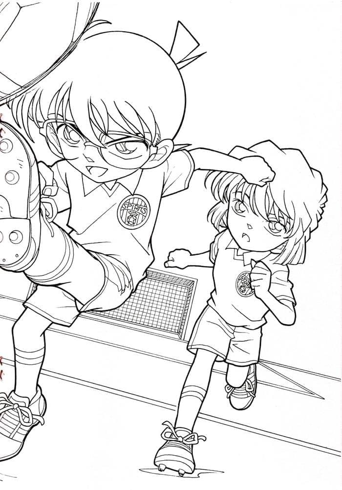 Ai Haibara with Conan