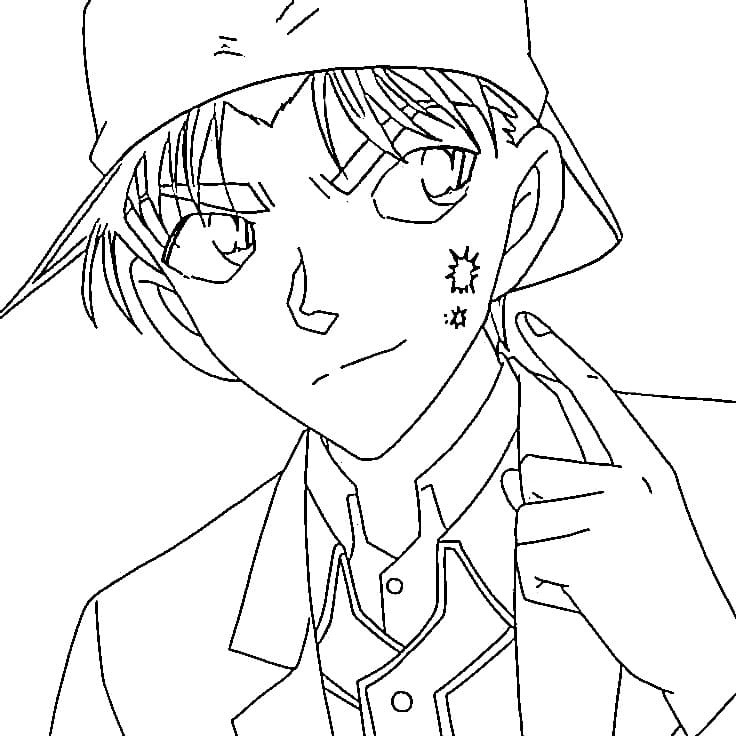 Free Printable Heiji Hattori