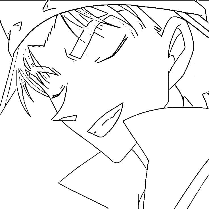 Heiji Hattori Free Printable