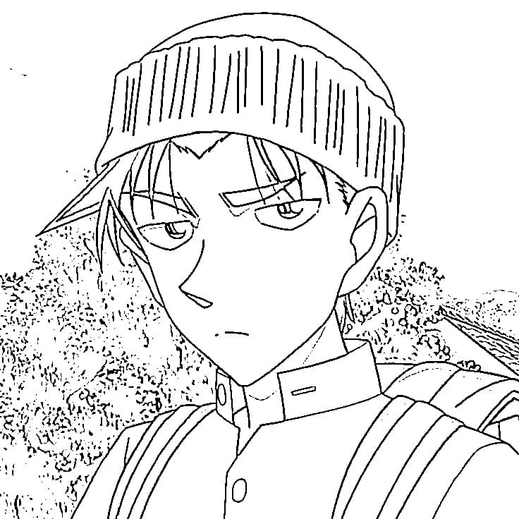 Heiji Hattori in Anime Conan