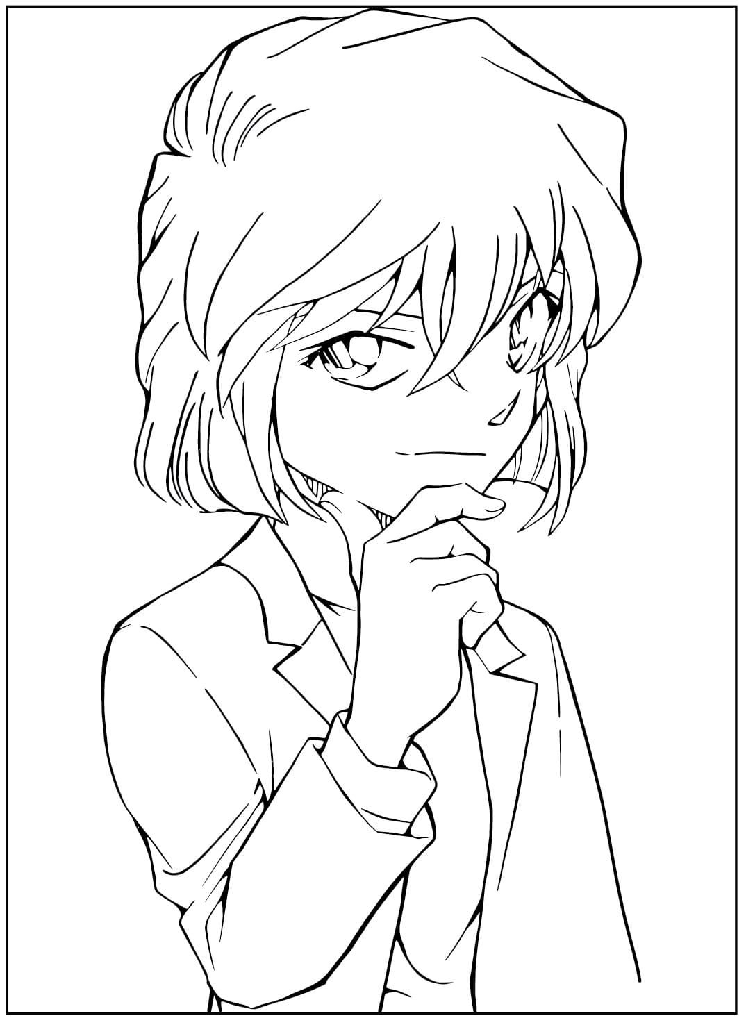 Smiling Ai Haibara